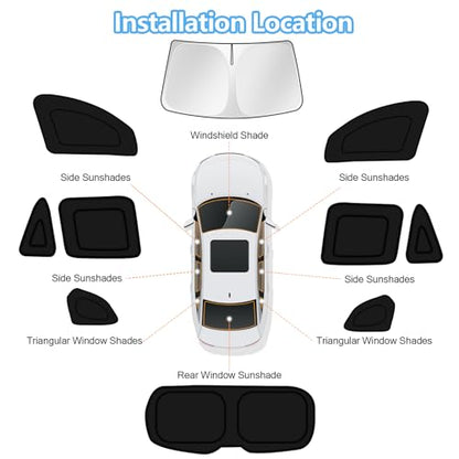 Car Window Shades for BMW X5 2019 (FOR | X5 2019-2025 (10pcs))