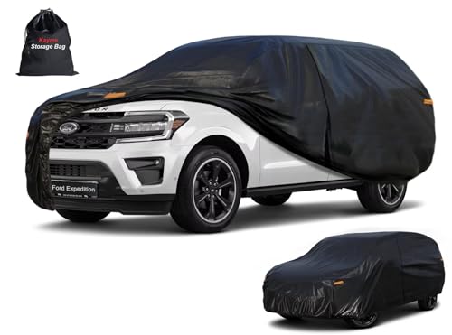 7 Layers Waterproof SUV Car Cover for Ford Expedition 2006 (PE-Black / Custom Fit Ford Expedition)