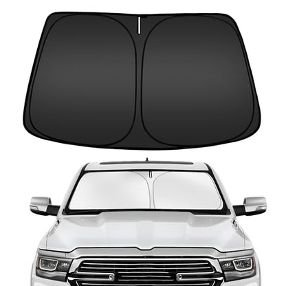 Windshield Sun Shade for Dodge Ram 1500 2019 (for Dodge Ram 1500 2019-2026 2027)