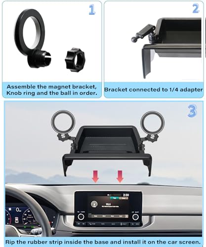 Car Phone Holder for 2023 (fit for 2023-2026 Honda Accord (7/9 Inch Screen))