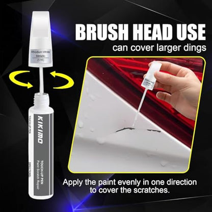 for Mazda Touch Up Paint (Rhodium White Metallic(51K) for 2023-2025 CX-5/2025-2026 CX-70/2024-2026 CX-90/)