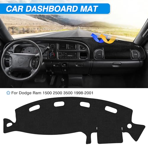 Dash Cover for Dodge Ram 1500 2500 3500 1998 (72.83*24.41(Dodge Ram 98-01))