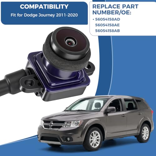 Backup Camera Compatible with Dodge Journey 2011 (Fit for Dodge Journey 2011-2020)
