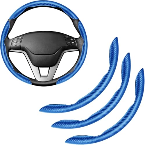 3pcs Carbon Fiber Anti (Blue / Universal (3pcs))