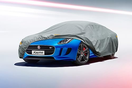Heavy Duty Car Cover Waterproof All Weather (3M Fit Sedan-Length ( up to 177 inch ))