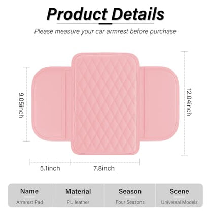 Car Center Console Cover (pink)