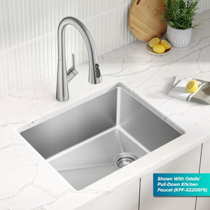 Fairlane 23 in Undermount Single Bowl Stainless Steel Kitchen Sink (23 Inch / Single Bowl — Undermount)