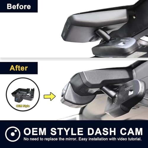 4K Dash Cam Custom fit for GMC Yukon (Model D Front 4K Only)