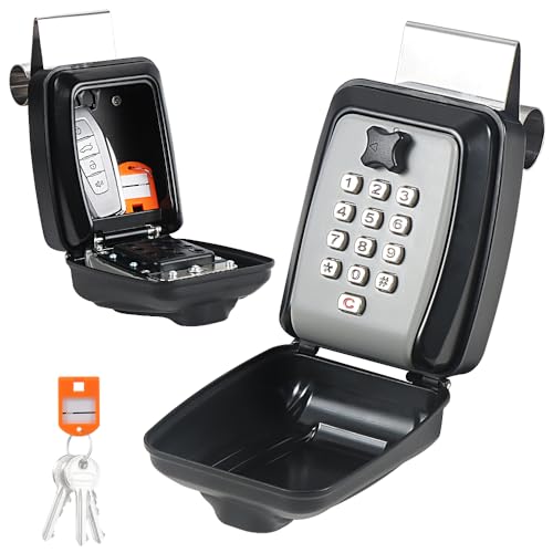 Car Window Lock Box for Turo (Light Grey Car Lock Box with Keypad)