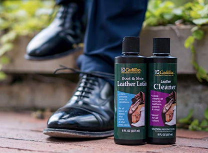 Boot and Shoe Leather Lotion for Footwear and Accessories (8 Fl Oz (Pack of 1))