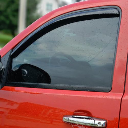 Window Visors Rain Guards for 2007 (07-18 Wrangler(JK)4-Door(In-Channel))