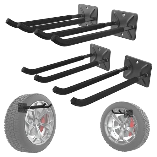 Wall Mount Garage Hooks (Pack of 4)