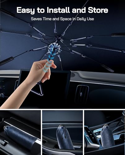 Windshield Sun Shade Umbrella for Acura MDX 2014 (for Acura MDX 2014-2020)