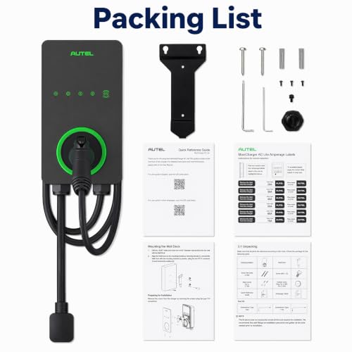 40A Level 2 EV Charger (Dark Gray)