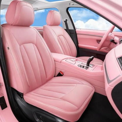 Cute Car Seat Covers (Front Pair / Pink)