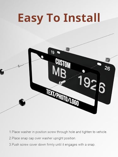 Custom License Plate Frame (2 Holes)