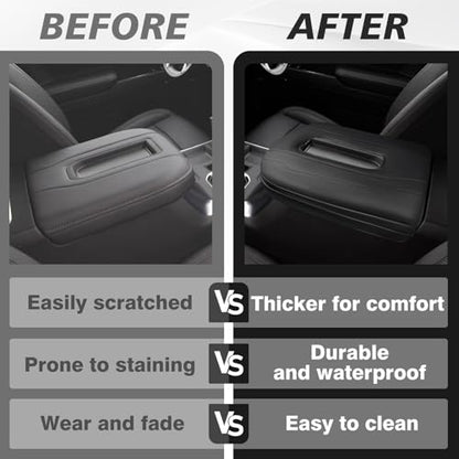 Armrest Cover for Silverado Sierra 2022 (1) 22-26 |Silverado & Sierra| Bucket Seat, +Thick)