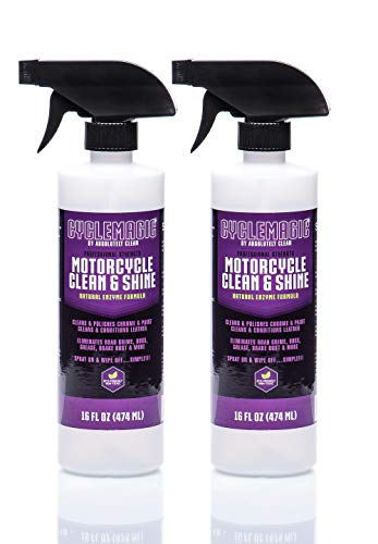 CycleMagic Motorcycle Clean and Shine Motorcycle Cleaner & Conditioner (16 Fl Oz (Pack of 2))