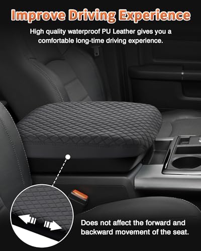 Custom Fit for Center Console Cover 2002 (Size for Dodge Ram 1500 2500 3500 2002-2012)