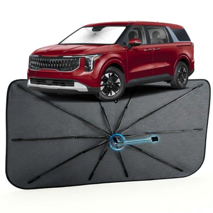 Car Windshield Sun Shade for Kia Carnival 2022 (Fit for Kia Carnival 2022-2026)