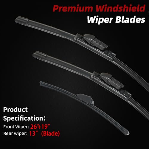 Windshield Wiper Blades (26"+19"+13")