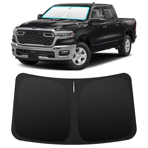 Custom Fit Windshield Sun Shade for Dodge RAM 1500 2019