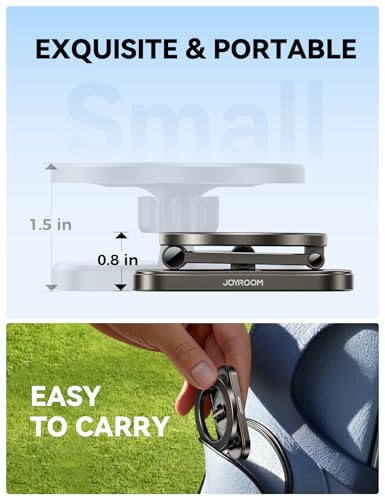 Magnetic Golf Cart Phone Holder (Bare Titanium)