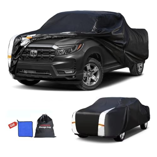 Honda Ridgeline Truck Cover Custom Fit 2005 (B.Fit Ridgeline(2005-2026) Crew Cab SB / Black Truck Cover)