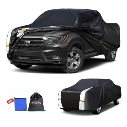 Honda Ridgeline Truck Cover Custom Fit 2005 (B.Fit Ridgeline(2005-2026) Crew Cab SB / Black Truck Cover)