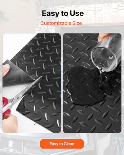 Rubber Flooring Roll (182.1"L x 48.7"W x 0.1"Th)