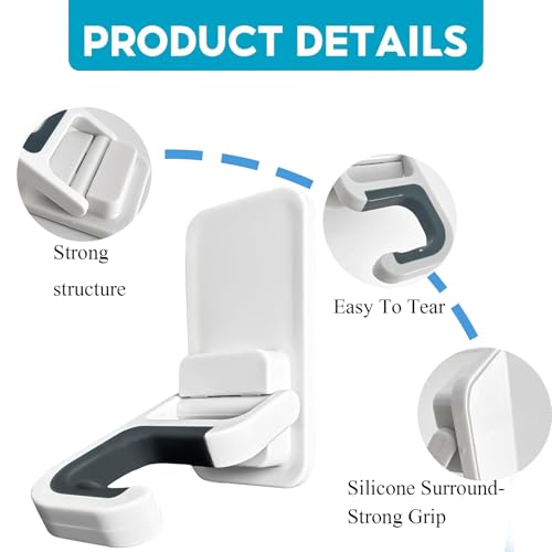 Broom Holder Wall Mount (WHITE)