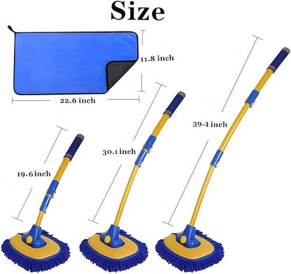 Car Wash Brush with Long Handle (Bue01)