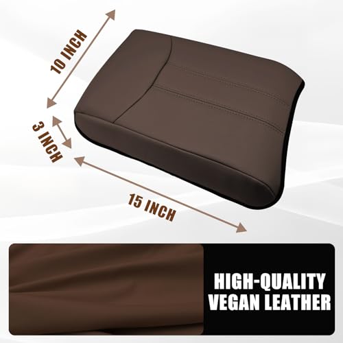 Armrest Cover for Honda Pilot 2023 (12) 23+ |Pilot| Dark Brown, Regular)