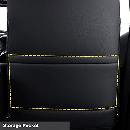 2 Front Tacoma Seat Covers Custom Fit 2016 ((2016-2023) Front Only / Black)