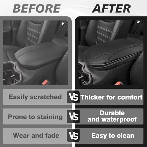 Armrest Cover for Toyota RAV4 2019 (17) 19-25 |RAV4, +Thick)