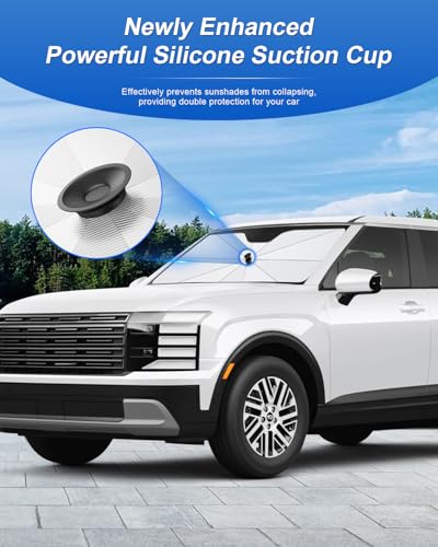 for 2026 2027 Hyundai Palisade Car Windshield Sun Shade Umbrella (2026 2027 Palisade)