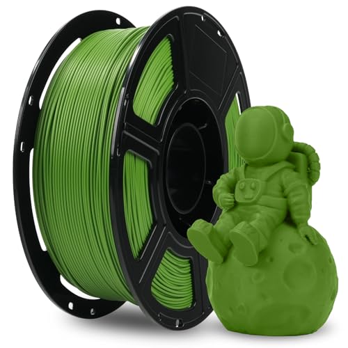 PLA Filament 1.75mm + (Matte Green)