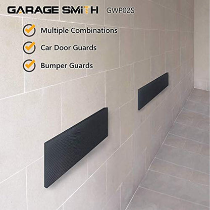 GWP02S Garage Wall Protector Car Door Protectors (Black)
