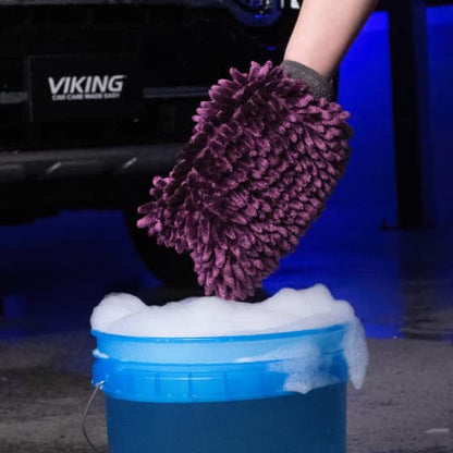 Car Wash Mitt (Purple / 2 Pack)