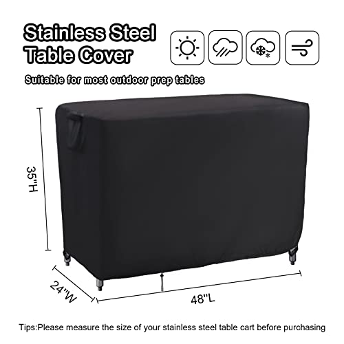 Outdoor Table Cover Waterproof 48''L x 24''W x 35''H