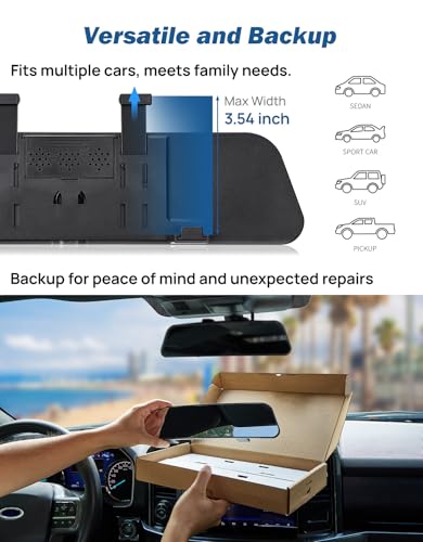 Rearview Mirror (Clear 2 PCS)