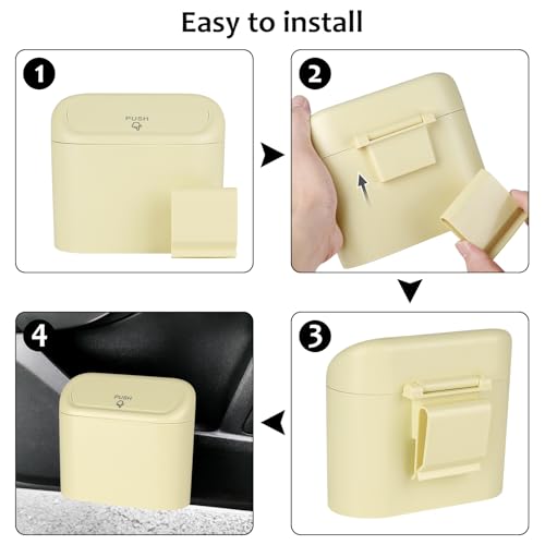 Car Trash Can (Beige)