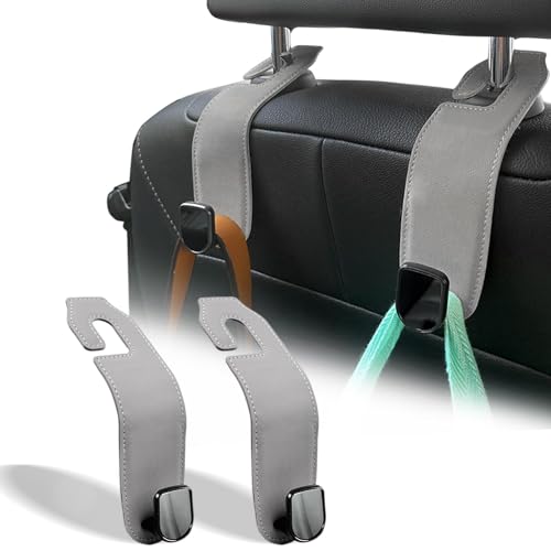 Car Seat Headrest Hook (Gray / 2 Pack)