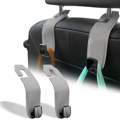 Car Seat Headrest Hook (Gray / 2 Pack)