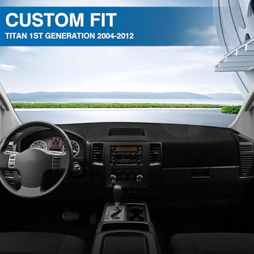 Black Dash Cover for 2004 (Titan 04-12/Armada 04-07(Black))
