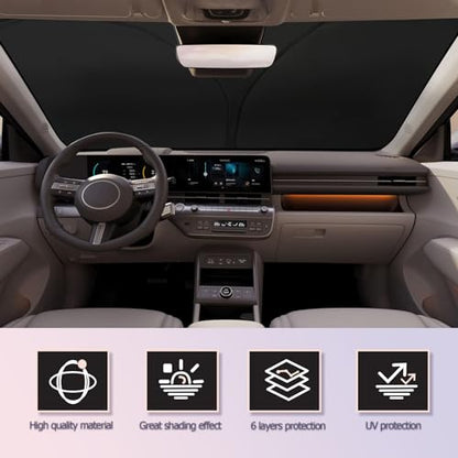 Hyundai Kona Windshield Sun Shade (2024 Hyundai Kona)