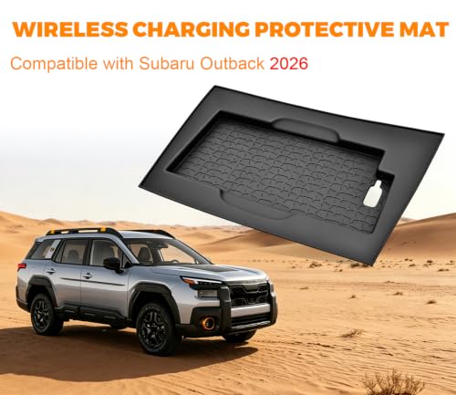 Wireless Charging Mat for 2026 Subaru Outback Accessories (For Subaru Outback 2026)