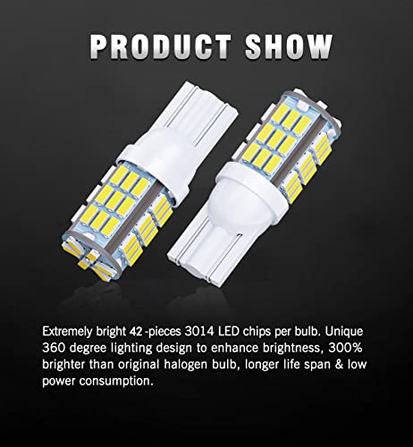 T10 921 194 168 175 LED Bulbs White 20 (White)