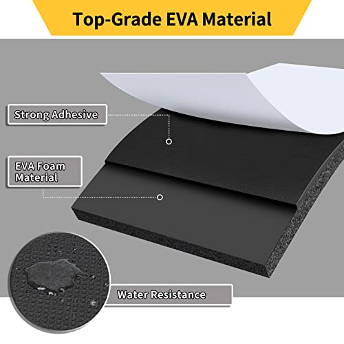 Garage Wall Protector (2 Roll 79"x8"x0.25" / Black)