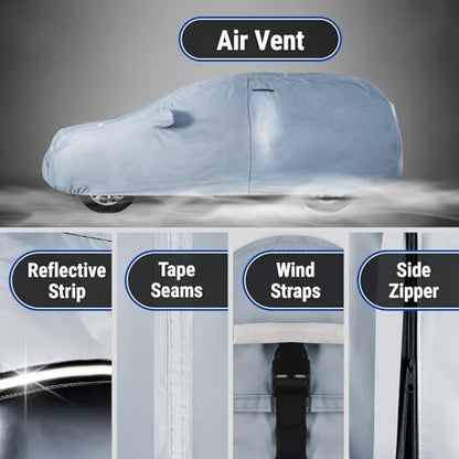 Premium Car Cover for 1946 (76. Sedan Delivery 1946-1960 / Sky Gray)